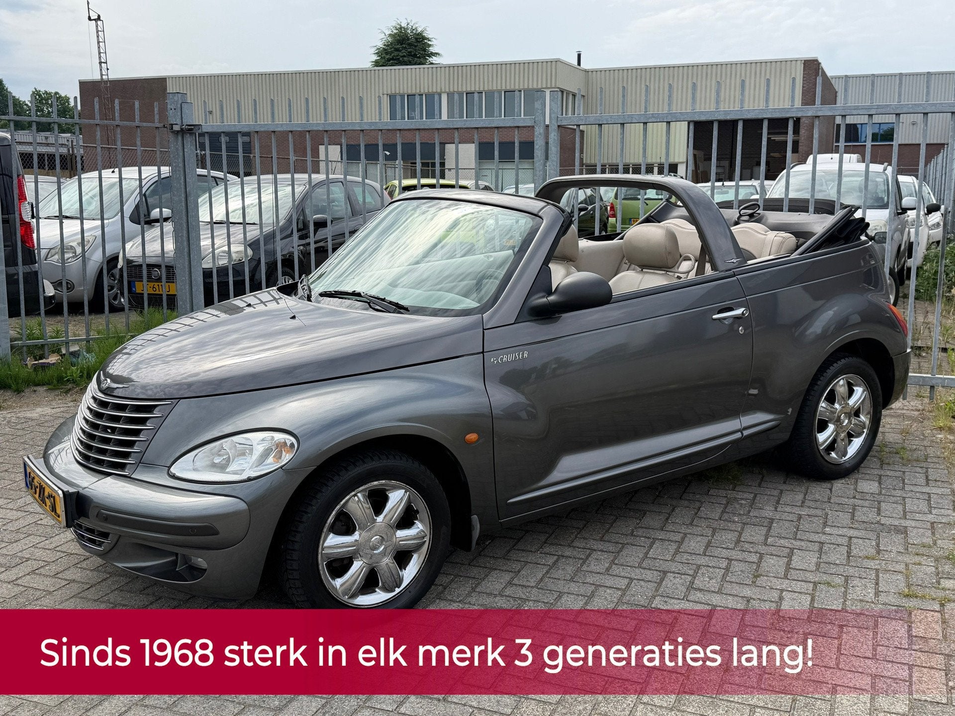 Chrysler PT Cruiser Cabrio 2.4i Limited AUTOMAAT! AIRCO l CR, Auto's, Chrysler, 450 kg, Gebruikt, Zwart, Cabriolet