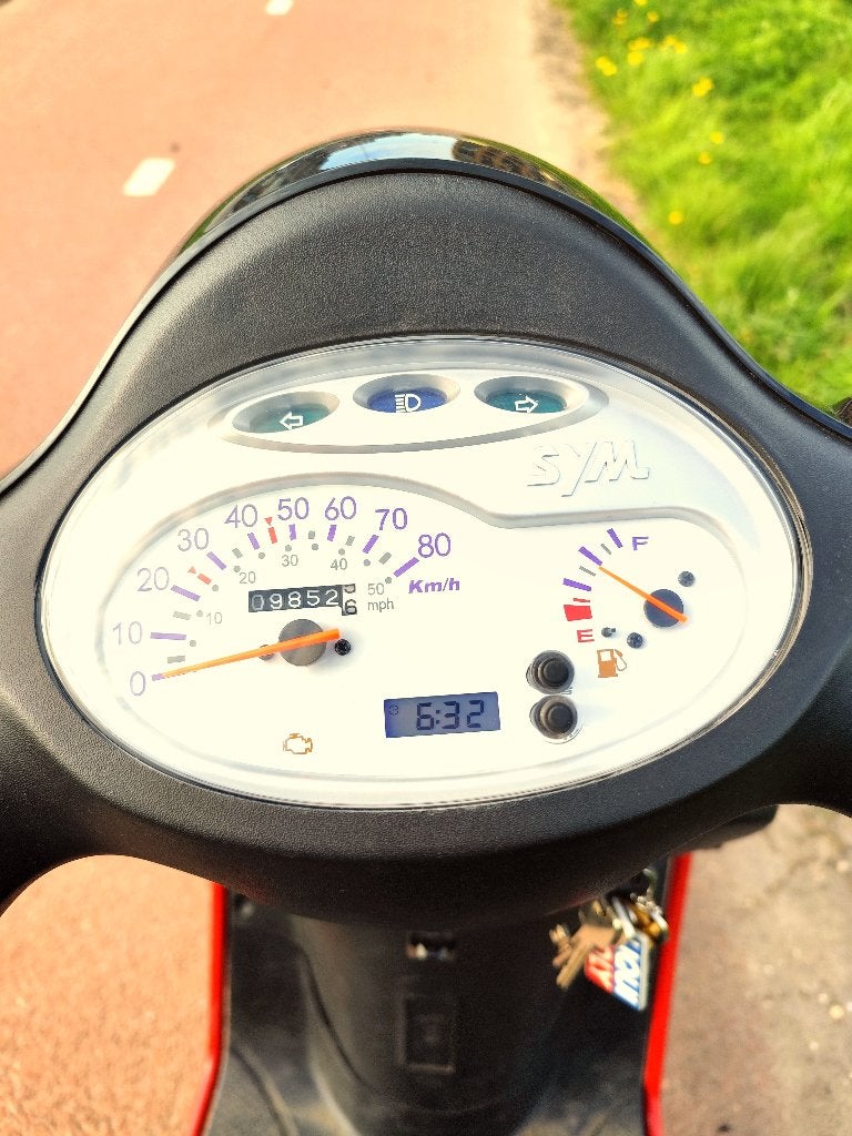 Sym Fiddle II, Gebruikt, Maximaal 45 km/u, Ophalen of Verzenden, Benzine