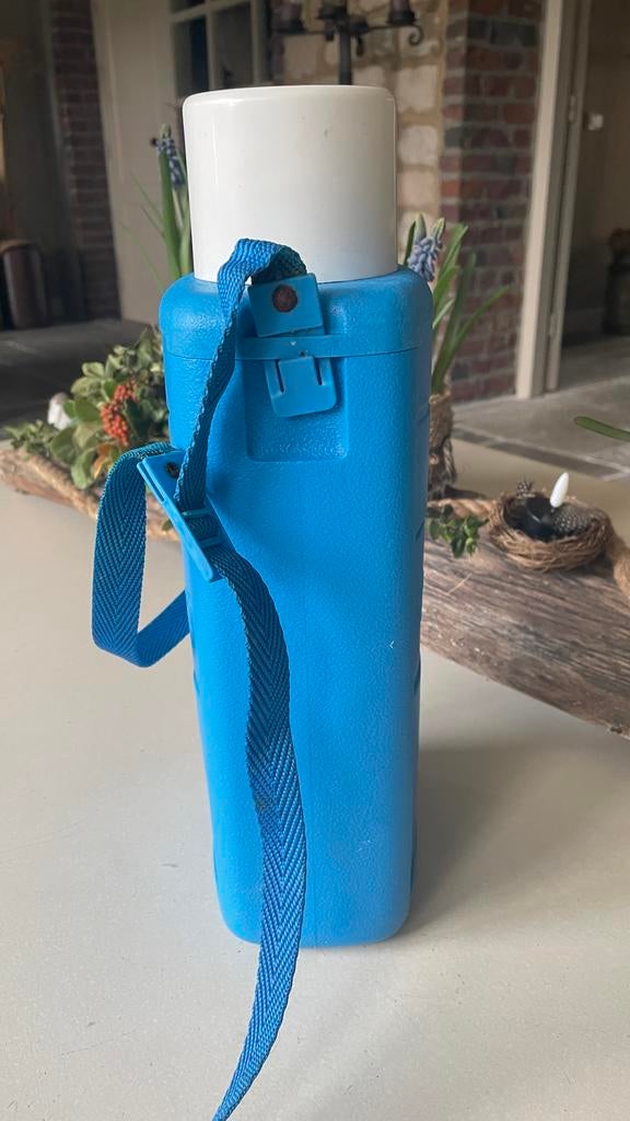 Campinggaz Isotherm Thermosfles 1,5L - Blauw, Ophalen of Verzenden, Gebruikt