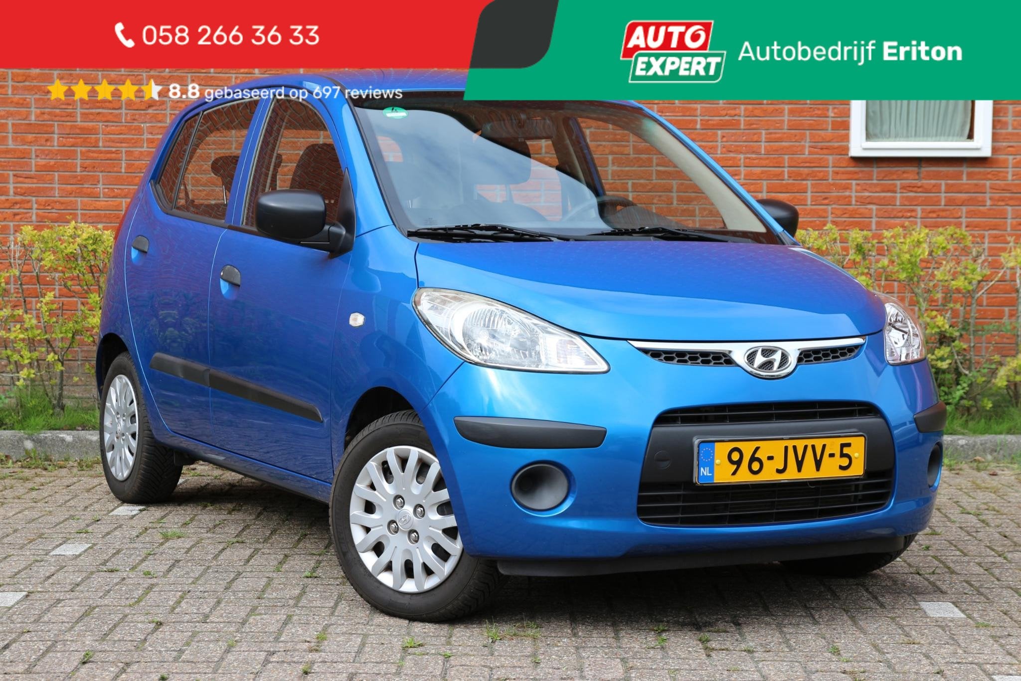 Hyundai i10 1.25i 77pk Active Cool | NL-auto | Automaat! | 5, Auto's, Stof, Gebruikt, 31 €/maand, 4 cilinders