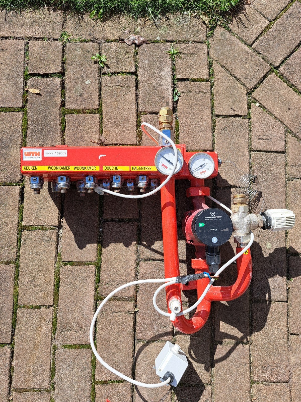 Vloerverwarming verdeler, Doe-het-zelf en Verbouw, Ophalen