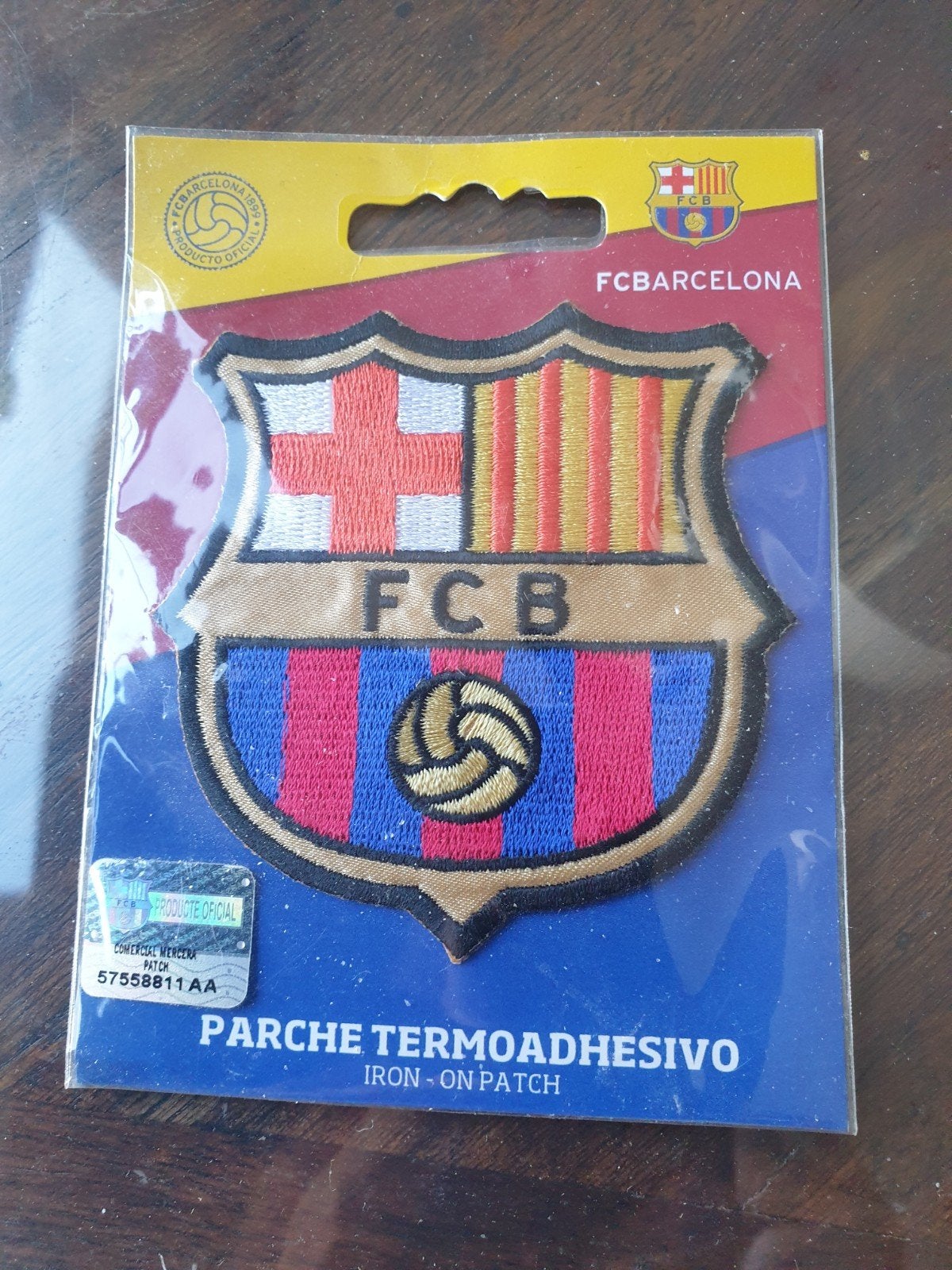 FC Barcelona voetbal embleem - Iron-on patch, Ophalen of Verzenden