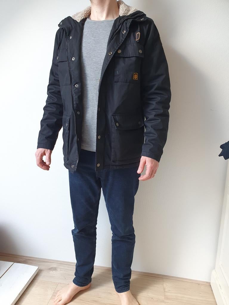 Element jas - Ideaal voor lente en herfst, Maat 48/50 (M), Zwart, Ophalen of Verzenden, Element