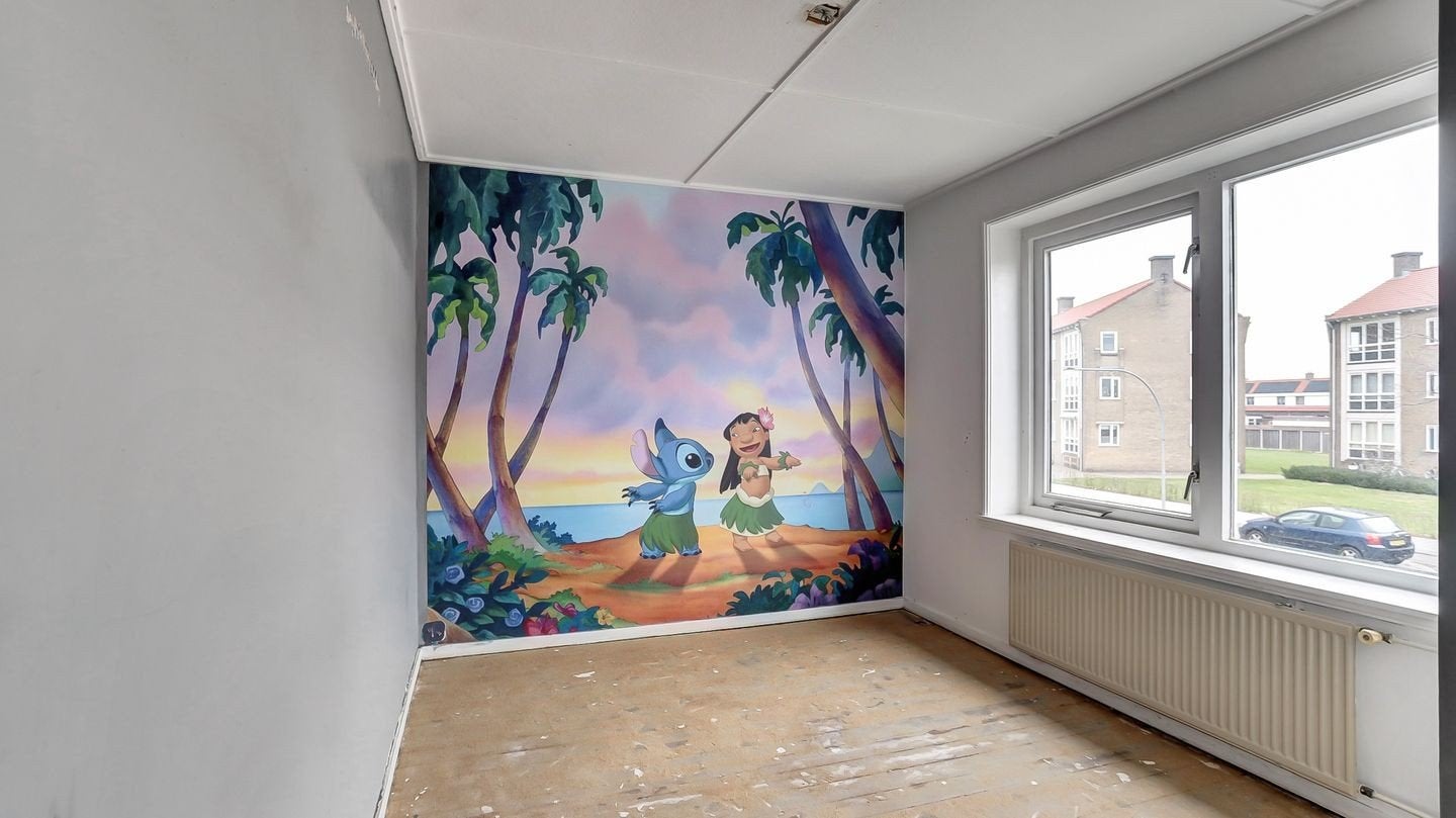 Vinyl fotobehang Lilo & Stitch - Nog heel!, Huis en Inrichting, Ophalen, Disney, Meerkleurig, Overige stijlen