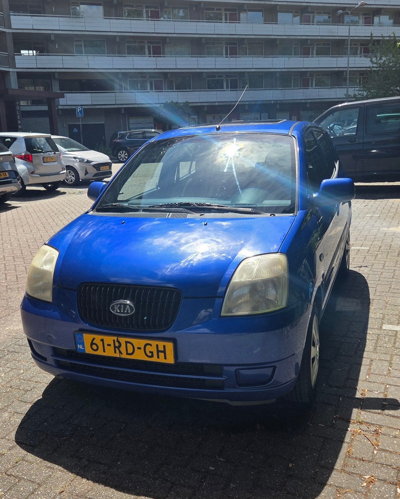 Kia Picanto 1.0 (2005) – Betrouwbaar en APK t/m 31-03-2027, Auto's, Voorwielaandrijving, Stof, 836 kg, 31 €/maand