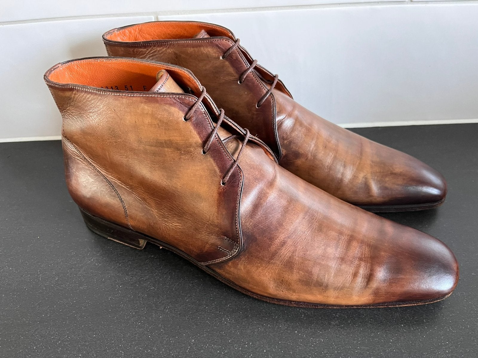 Santoni herenschoenen maat 9 / 43 F, Kleding | Heren, Schoenen, Santoni, Ophalen of Verzenden, Zo goed als nieuw, Santoni