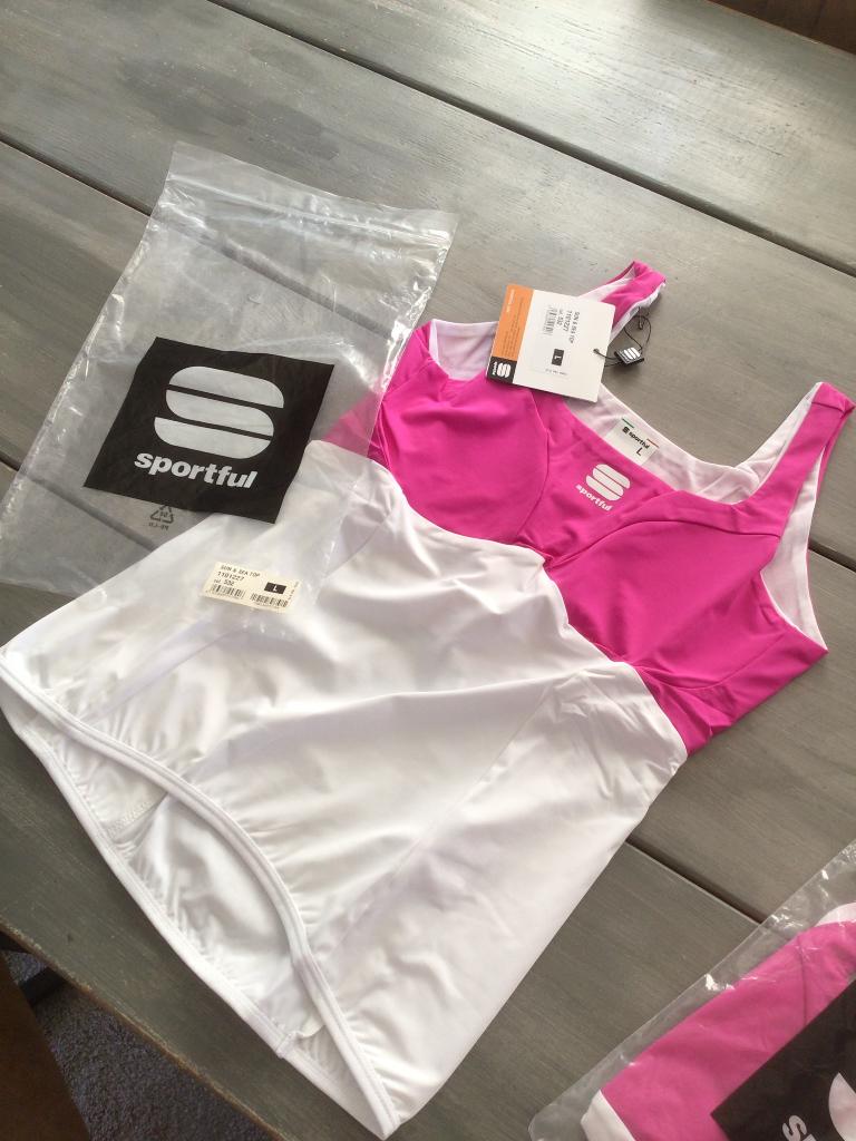 SPORTFUL FIETSSHIRT MOUWLOOS DAMES L, Ophalen of Verzenden, Nieuw, Kleding