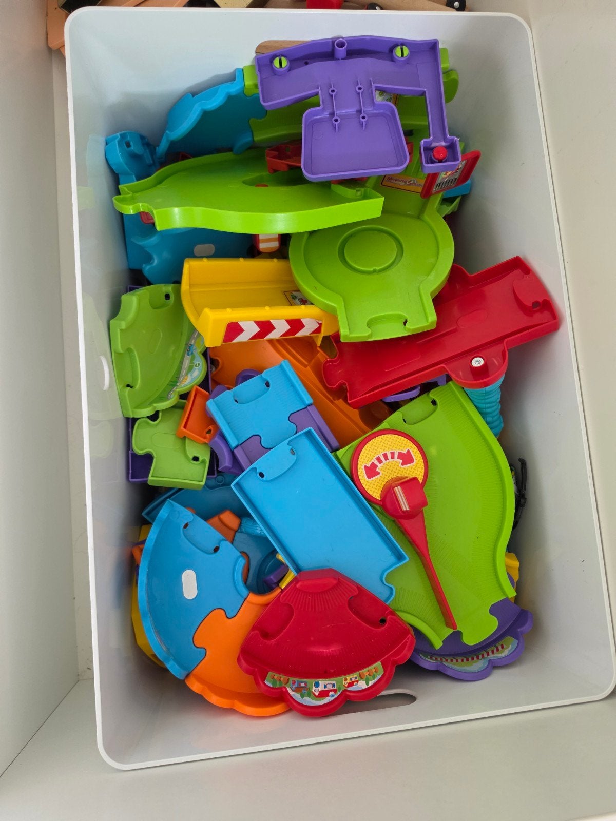 Grote set VTech Toet Toet Auto baan, Kinderen en Baby's, Speelgoed | Overig, Ophalen of Verzenden