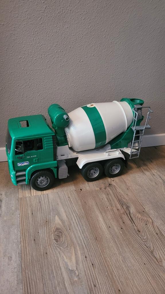 Bruder MAN Cementmixer - Speelgoed Betonmixer, Kinderen en Baby's, Speelgoed | Speelgoedvoertuigen, Ophalen of Verzenden, Zo goed als nieuw