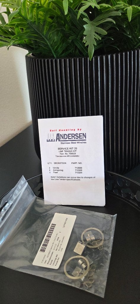 Andersen Service Kit 20 - Line Tender Kit (700020), Watersport en Boten, Ophalen of Verzenden, Nieuw, Onderhoud en Reparatie