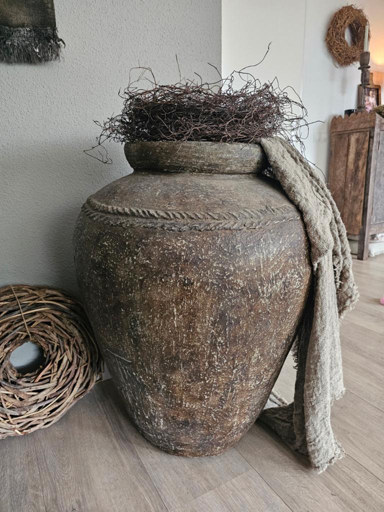 Kruik, Huis en Inrichting, Woonaccessoires | Vazen, Ophalen, Zo goed als nieuw, Overige kleuren