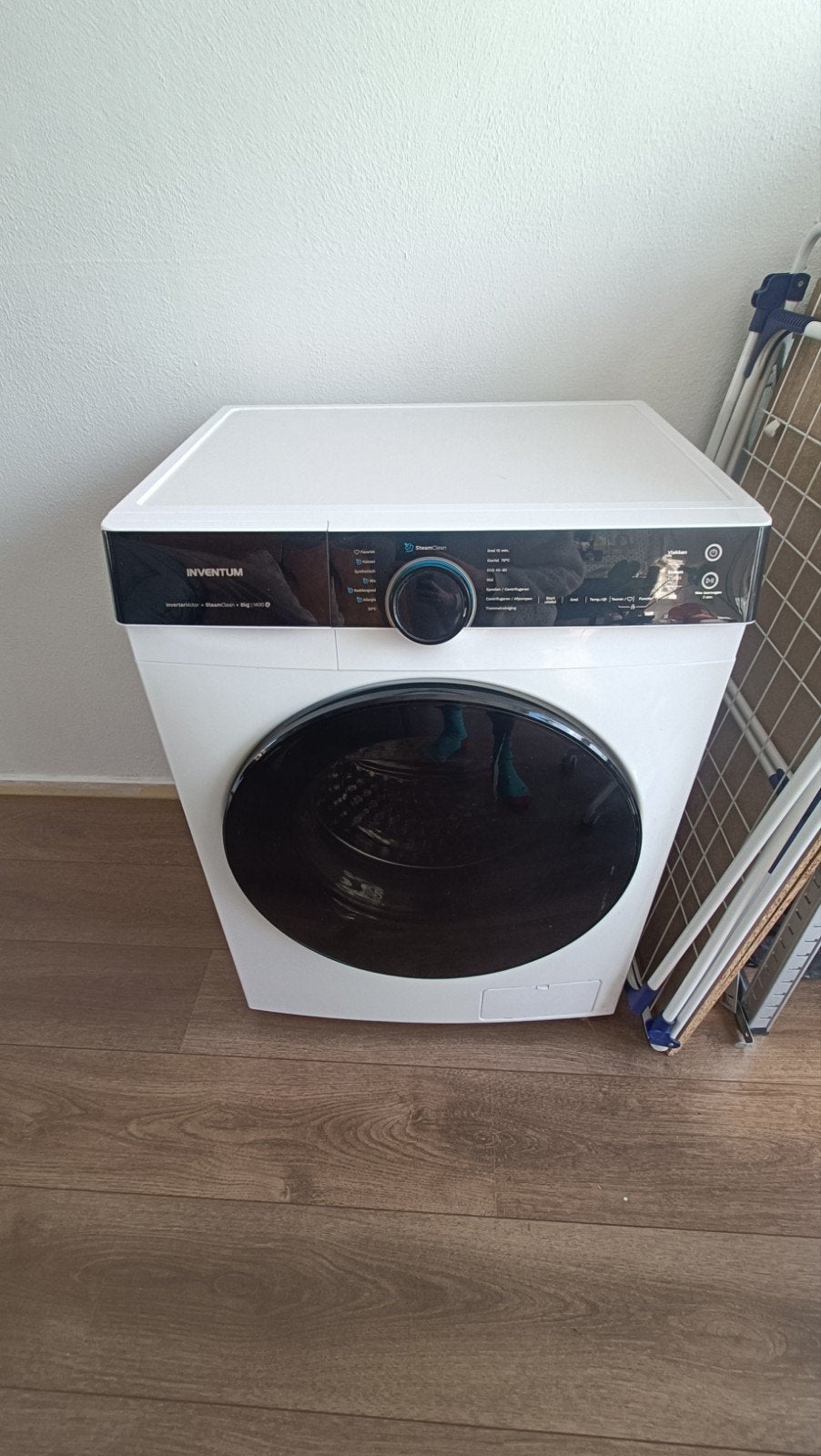 Inventum VWM8010W Wasmachine - Zo goed als nieuw, Ophalen, 1200 tot 1600 toeren, 8 tot 10 kg, Zo goed als nieuw