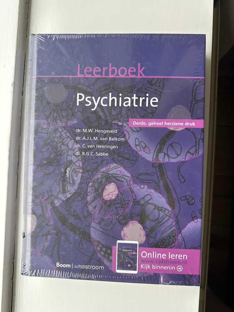 Leerboek Psychiatrie - 3e herziene druk - Nieuw, Ophalen of Verzenden, Nieuw, Klinische psychologie