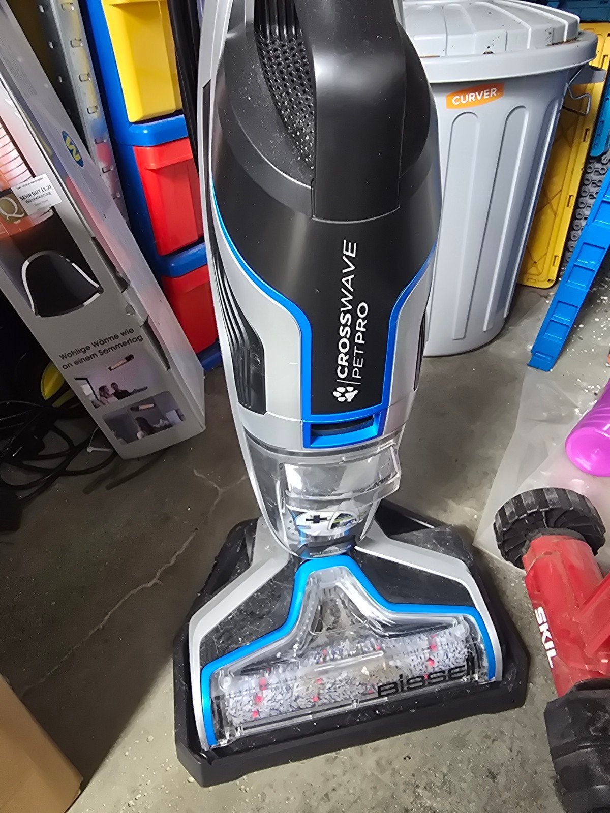 Bissell Crosswave Pet Pro 3-in-1 nat- en droogzuiger, Witgoed en Apparatuur, Stofzuigers, Ophalen, Overige merken, Gebruikt, Dweilfunctie