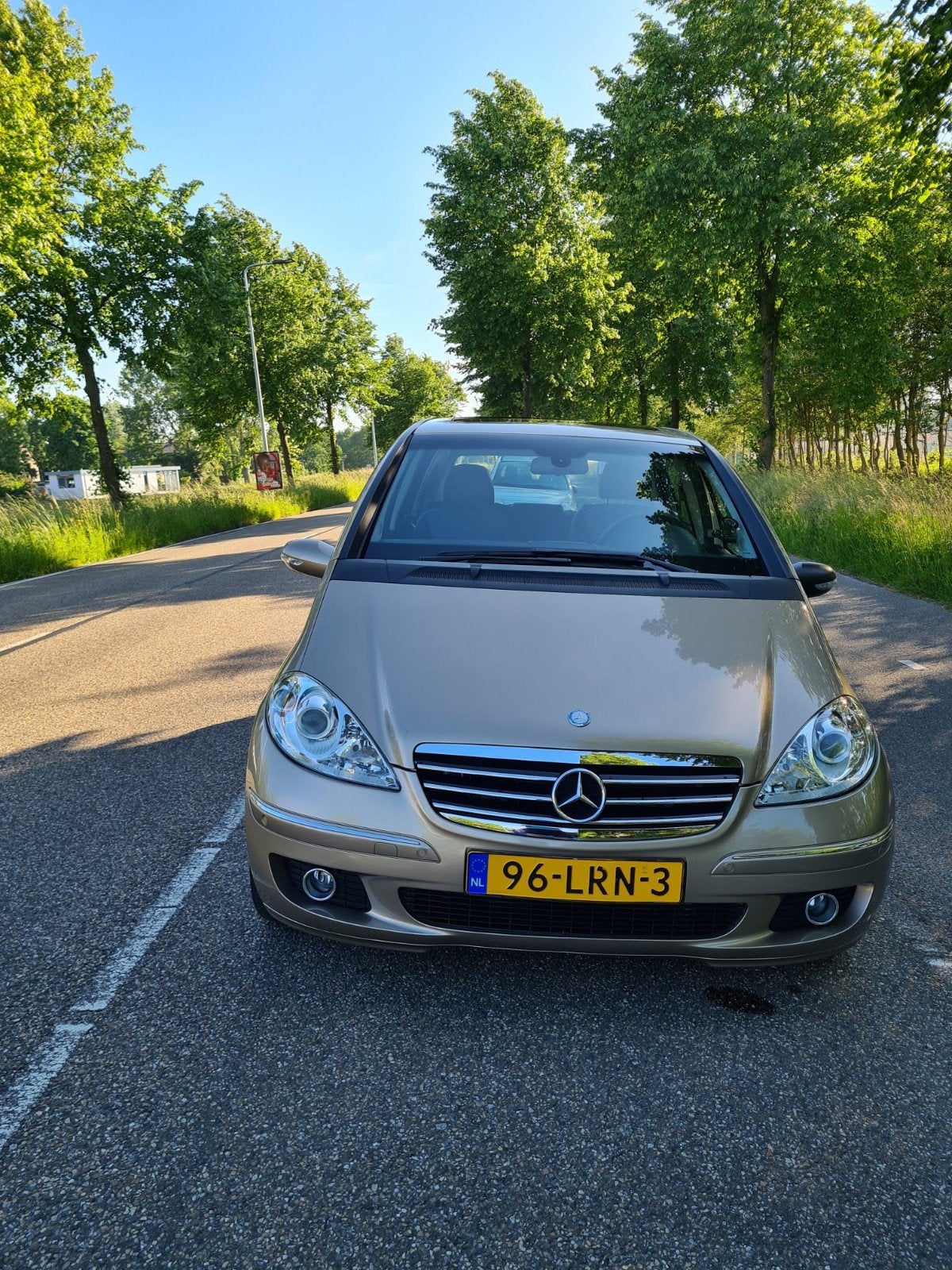 Mercedes-Benz A-Klasse 2.0 A200 5DRS AUT 2005 Geel, Auto's, 136 pk, Zwart, 4 cilinders, 400 kg
