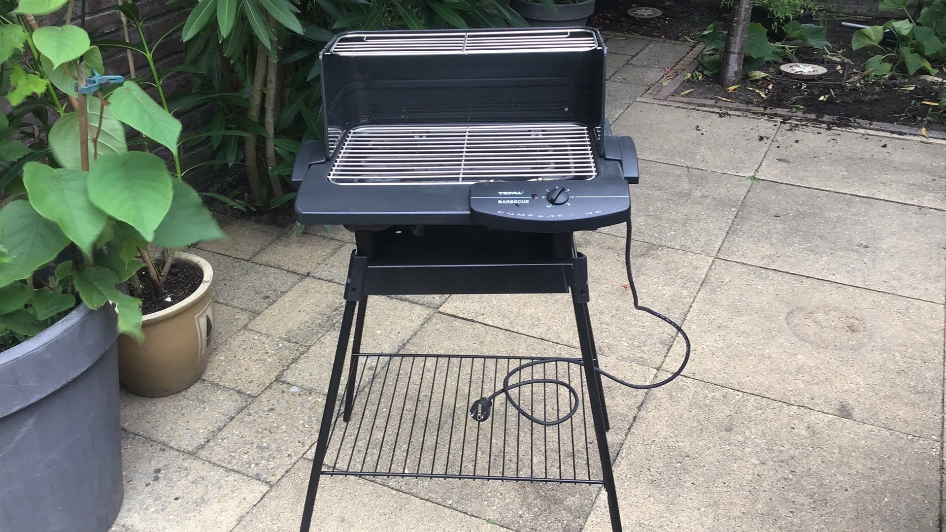 Elektrische barbecue, Tuin en Terras, Elektrische barbecues, Ophalen, Gebruikt