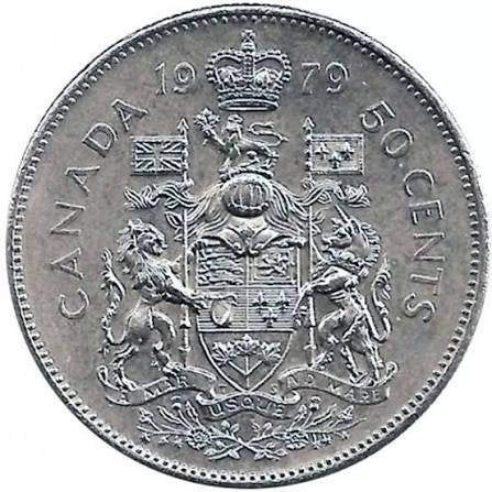 Canada - 50 cent 1979 - Circulated, Verzenden, Noord-Amerika, Losse munt