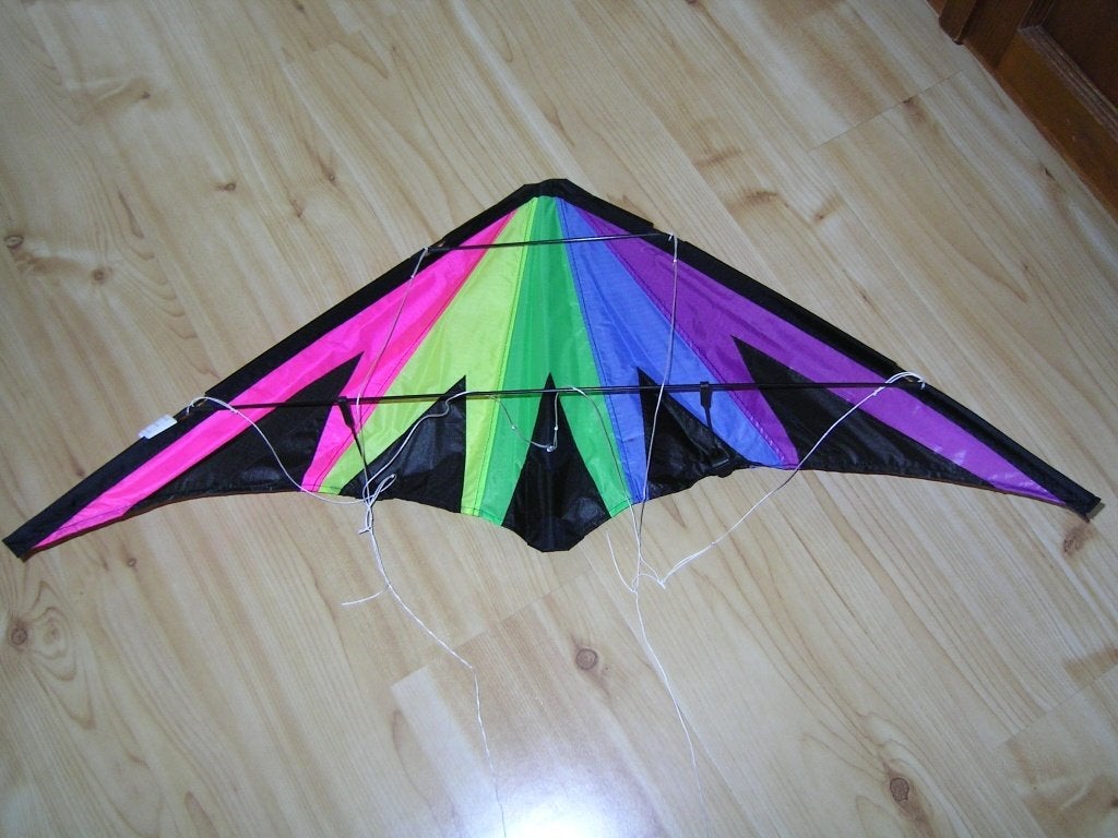 Sportvlieger model 2 knoop kites, Ophalen of Verzenden, Zo goed als nieuw, Tweelijns, Vlieger