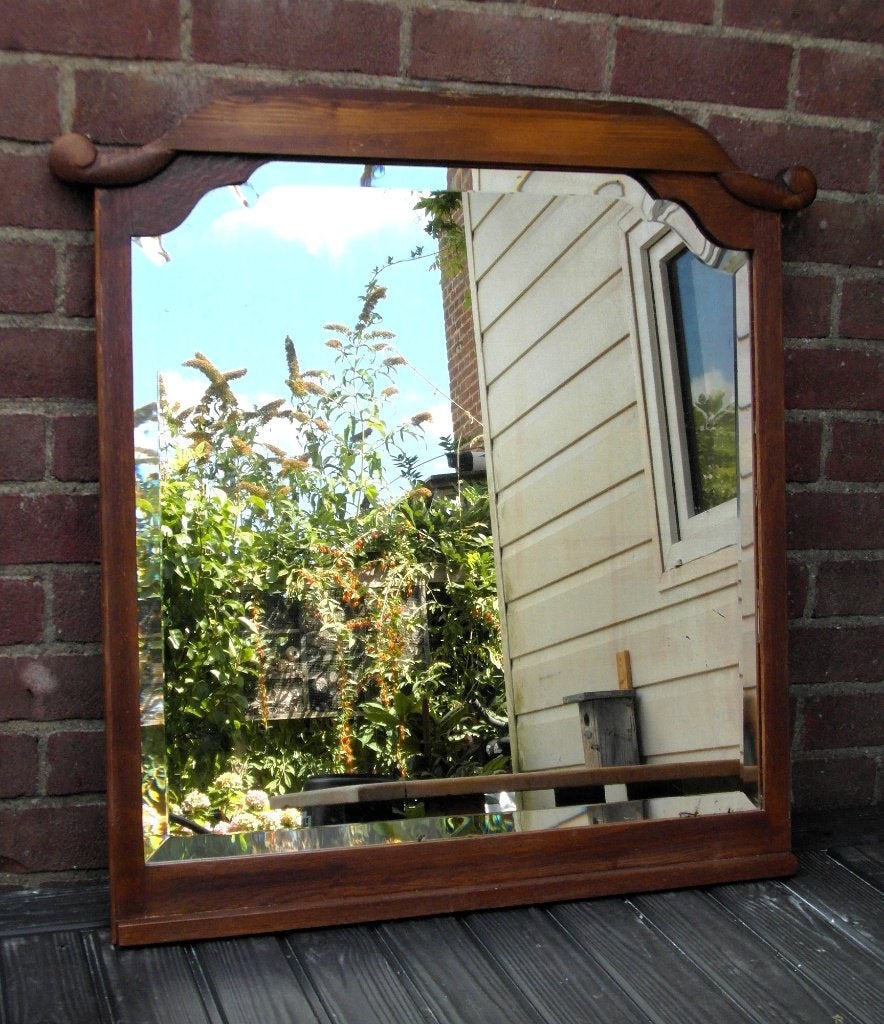 Spiegel, Huis en Inrichting, Woonaccessoires | Spiegels, Ophalen, Zo goed als nieuw, 75 tot 100 cm, Minder dan 100 cm