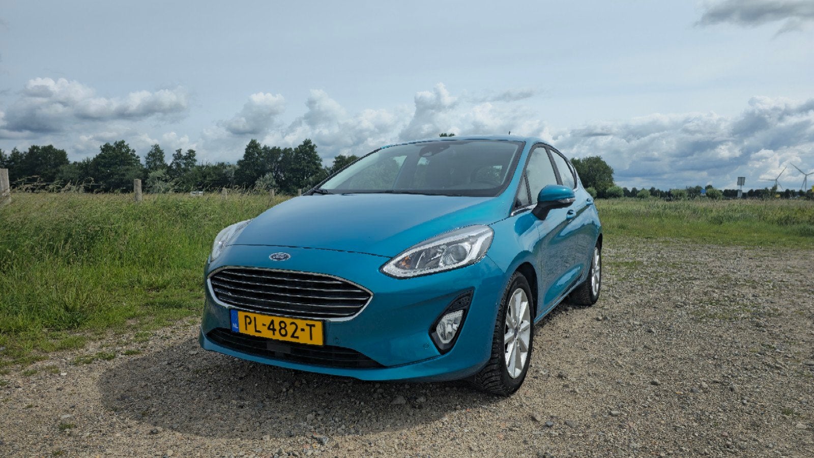Ford Fiësta 1.0 Ecoboost 100pk Aut 5dr 2017 Blauw, Auto's, Ford, Voorwielaandrijving, 1063 kg, 580 kg, Blauw