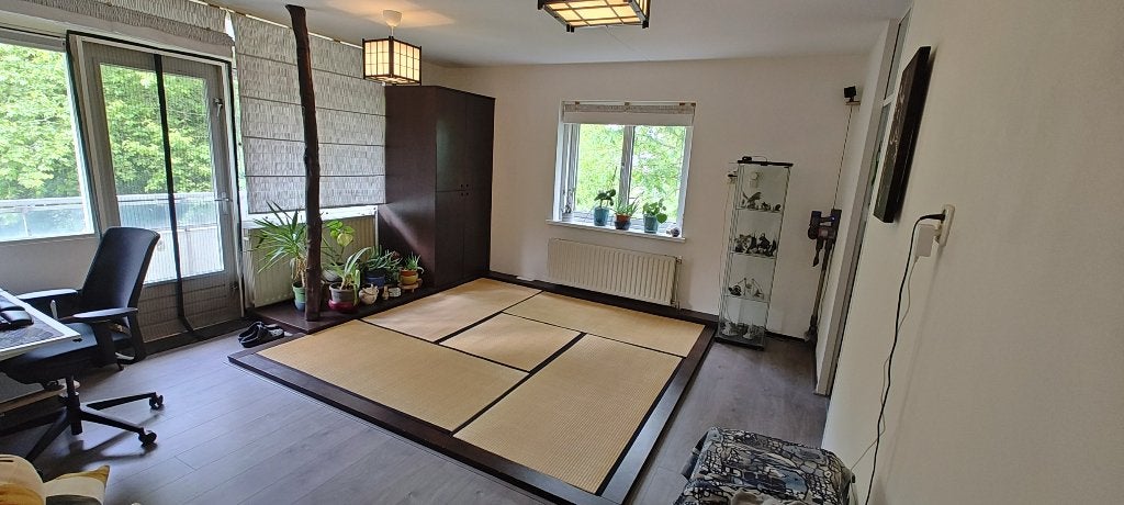 Japans gestijlde tatami zit-/slaaphoek, Ophalen, Gebruikt