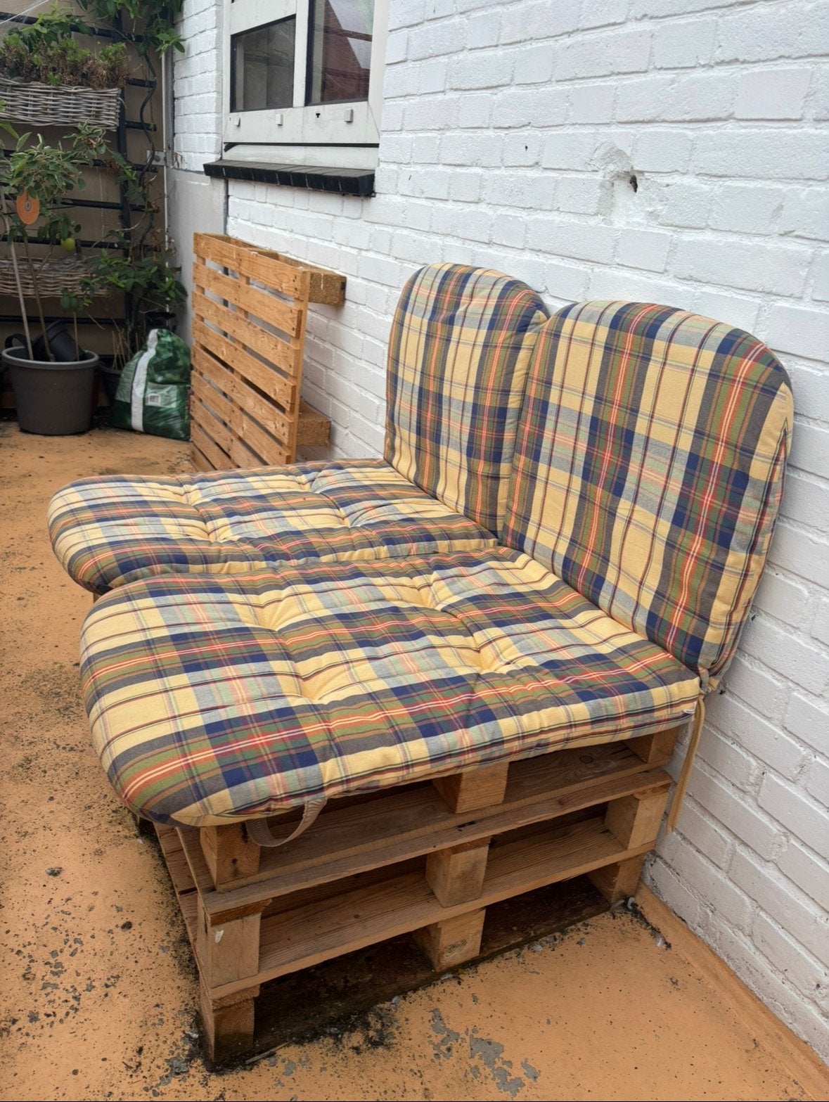 Tuinstoel- / palletkussens (4st), Tuin en Terras, Ophalen of Verzenden, Zo goed als nieuw