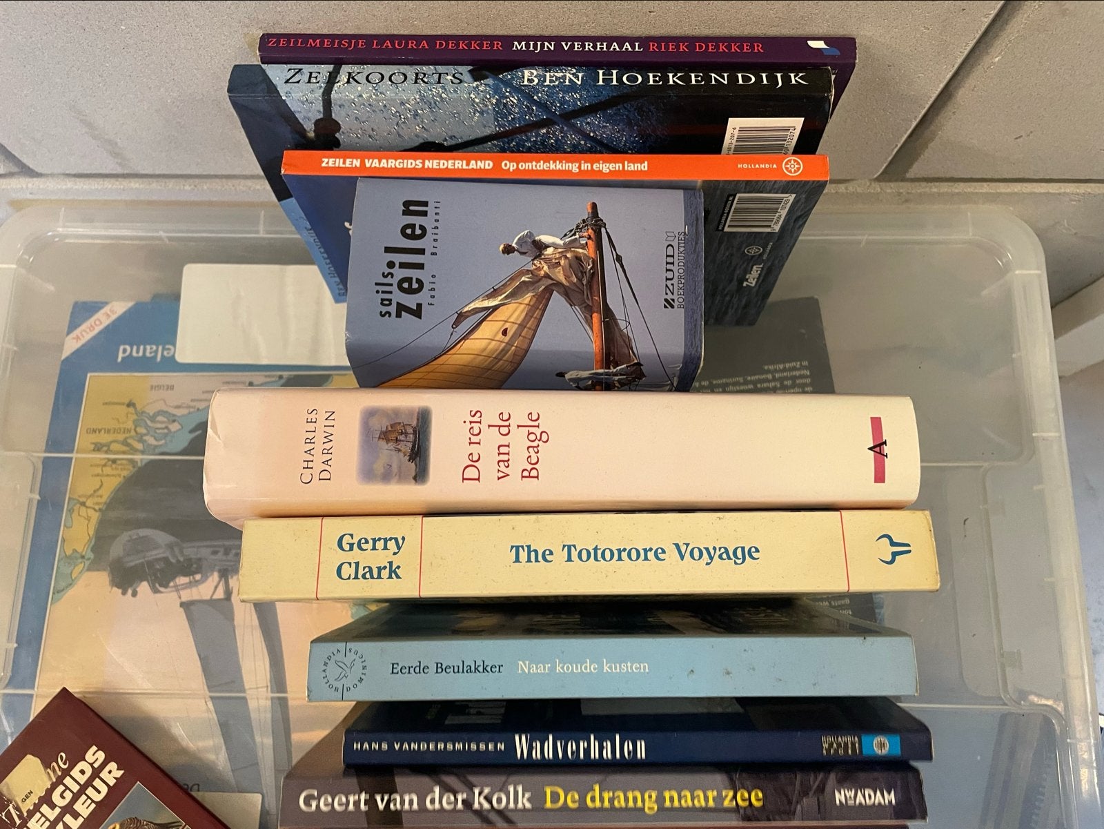 Collectie Zeilboeken: Avontuurlijke Verhalen en Gidsen, Boeken, Ophalen of Verzenden, Gelezen, Nederland