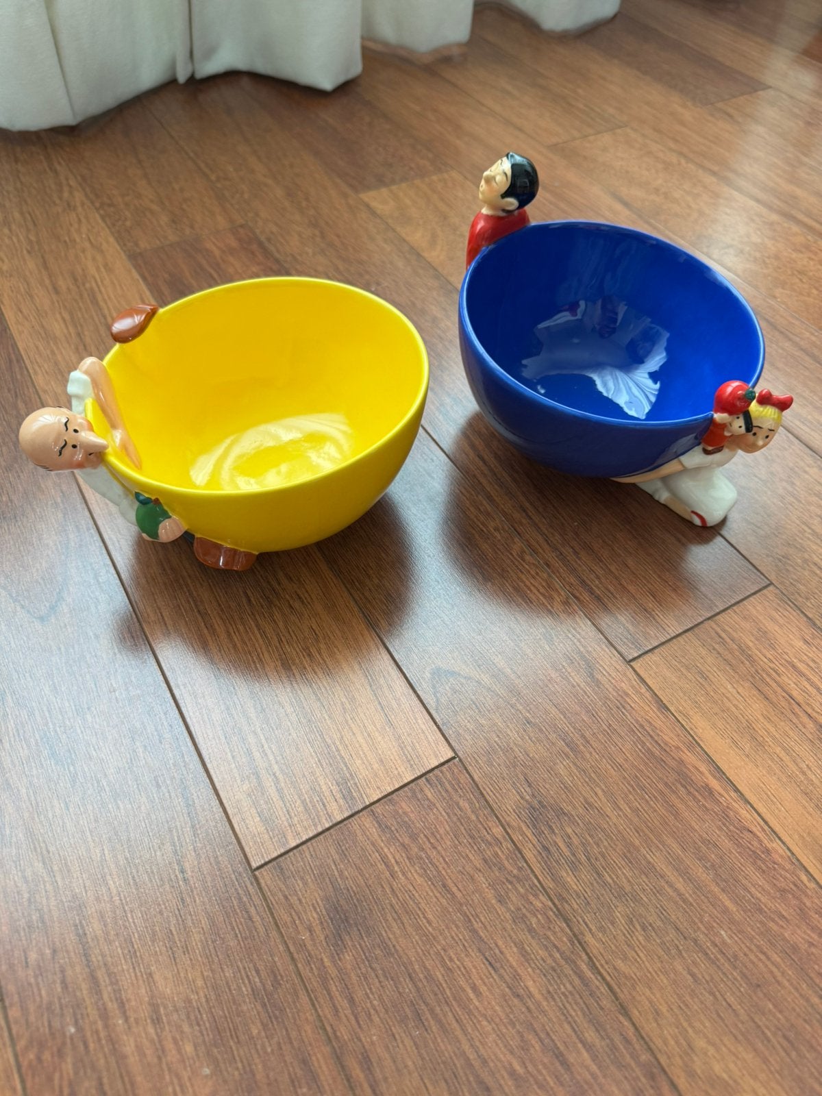 Suske en Wiske schaaltjes / kommetjes – Parastone Set van 2, Gebruikt, Ophalen of Verzenden, Kom(men), Overige stijlen