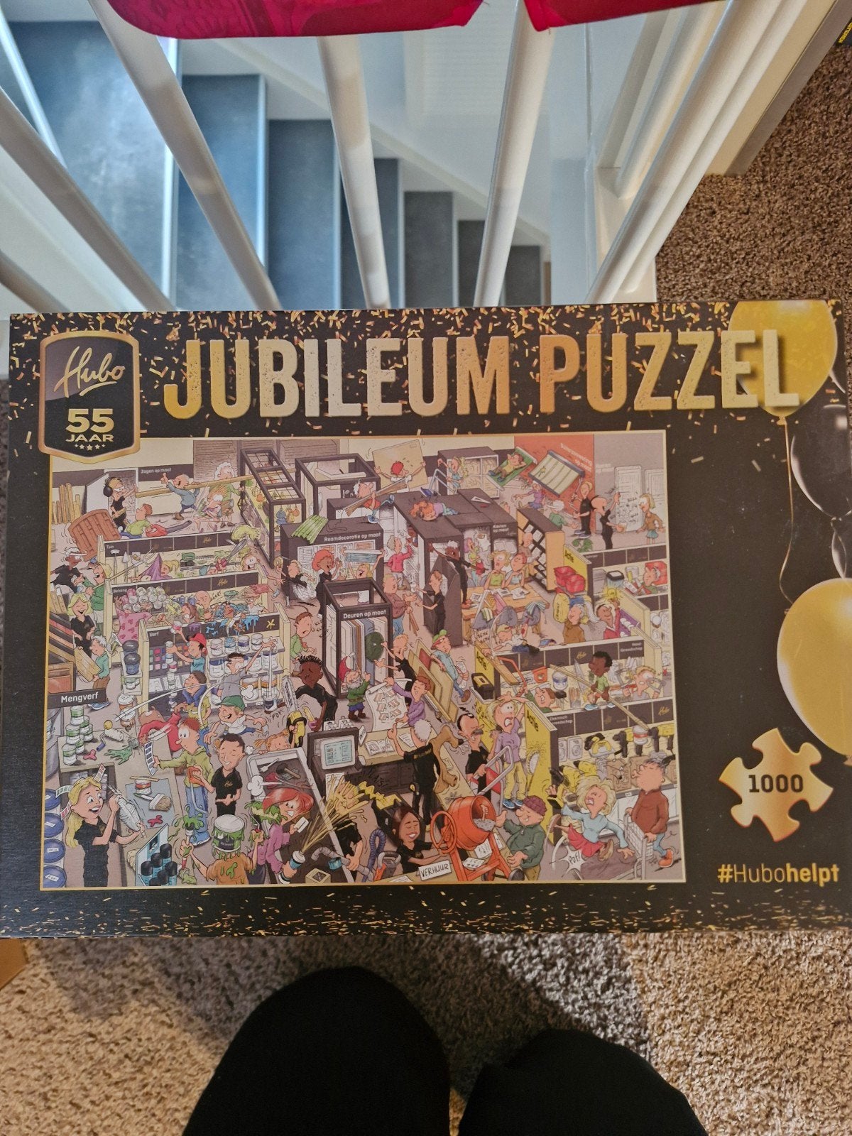 Hubo Jubileum Puzzel 1000 stukjes - Zo goed als nieuw, Ophalen of Verzenden