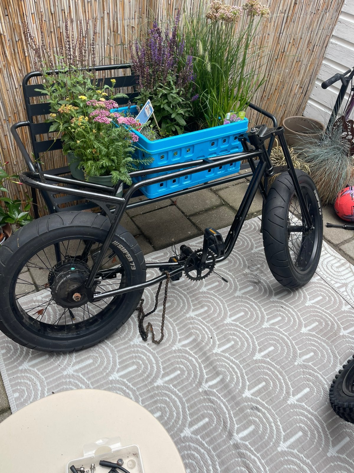 Super 73 zg in zwart me accu erbij en zadel en alles, Fietsen en Brommers, Elektrische fietsen, Nieuw, 59 cm of meer, 30 tot 50 km per accu