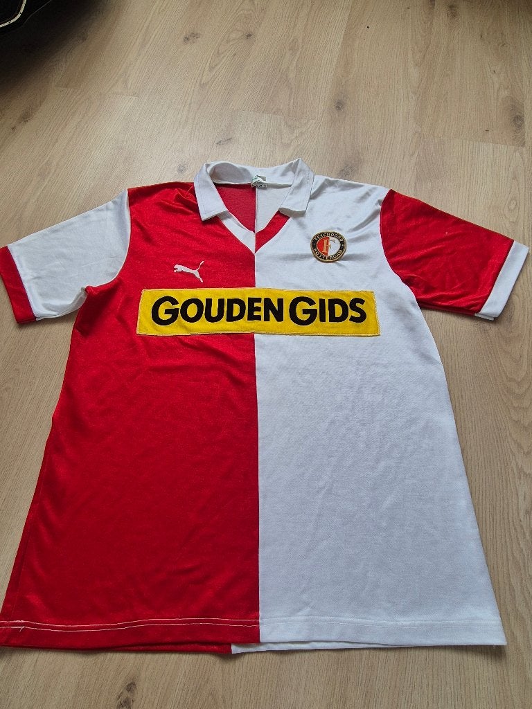 Feyenoord shirt vintage gouden gids puma hummel hcs adidas, Ophalen of Verzenden, Zo goed als nieuw, Feyenoord, Shirt