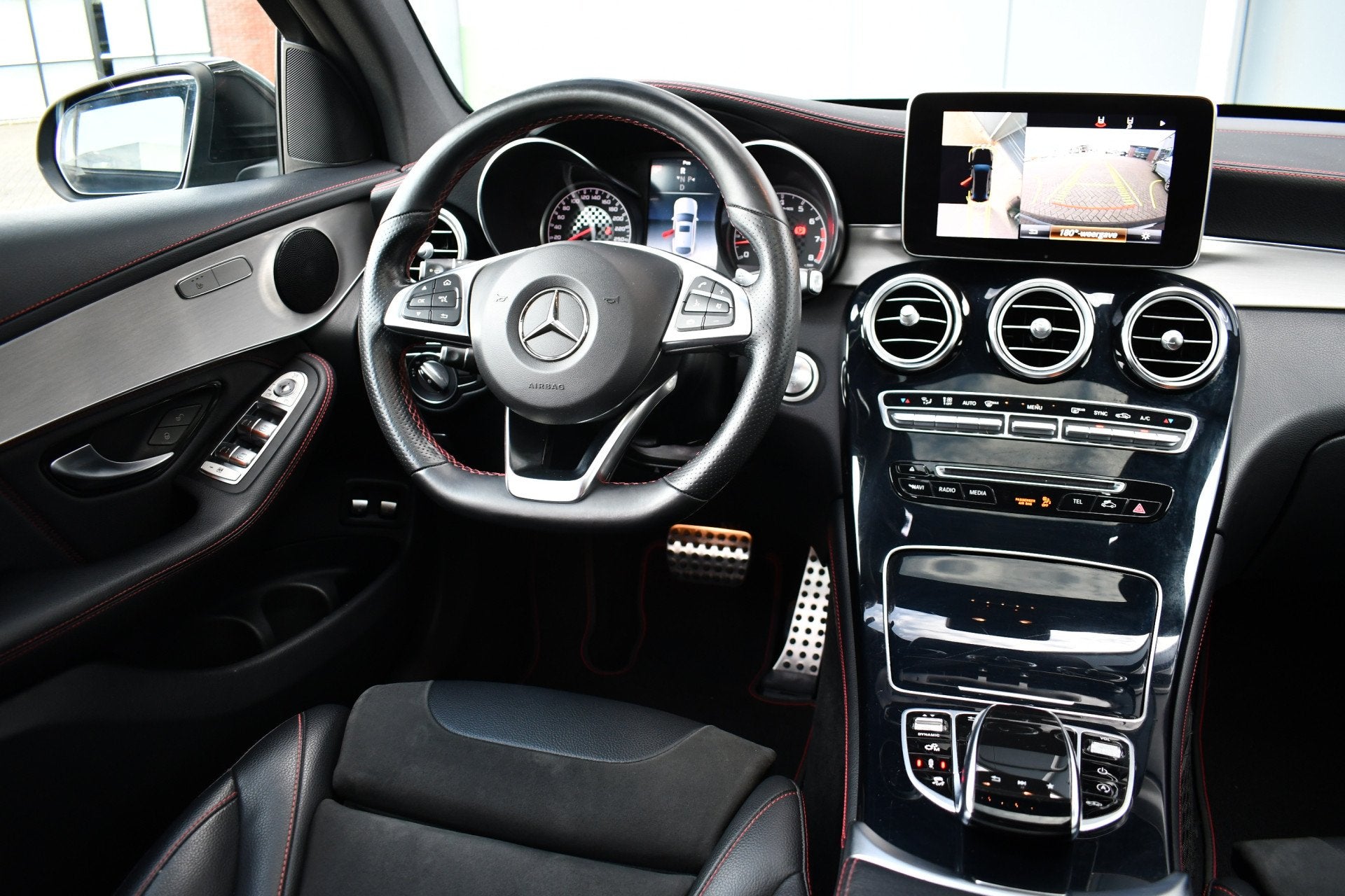 Mercedes-Benz GLC Coupé 43 AMG 4Matic El-Dak Luchtvering Tr, Automaat, Gebruikt, Zwart, Bedrijf