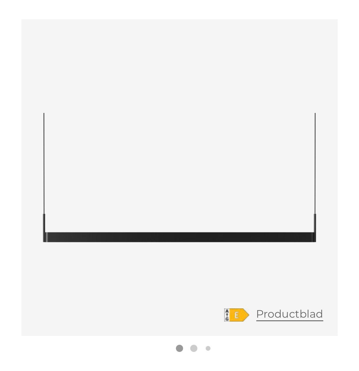 Scribe Hanglamp 170 cm van BOLIA (zwart), Ophalen, Modern, industrieel, Nieuw, Overige fittingen