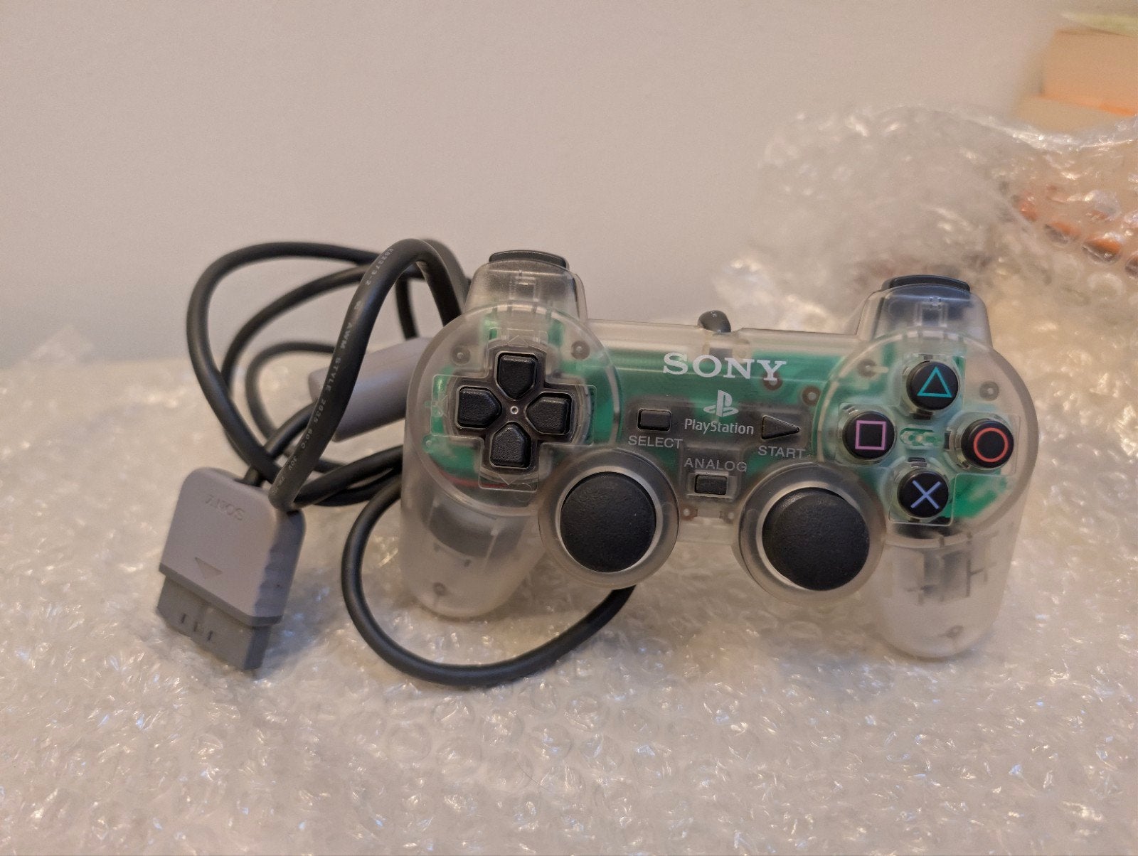 Sony PlayStation 1 Controller - Transparant, Ophalen, Gebruikt, Controller, PlayStation 1