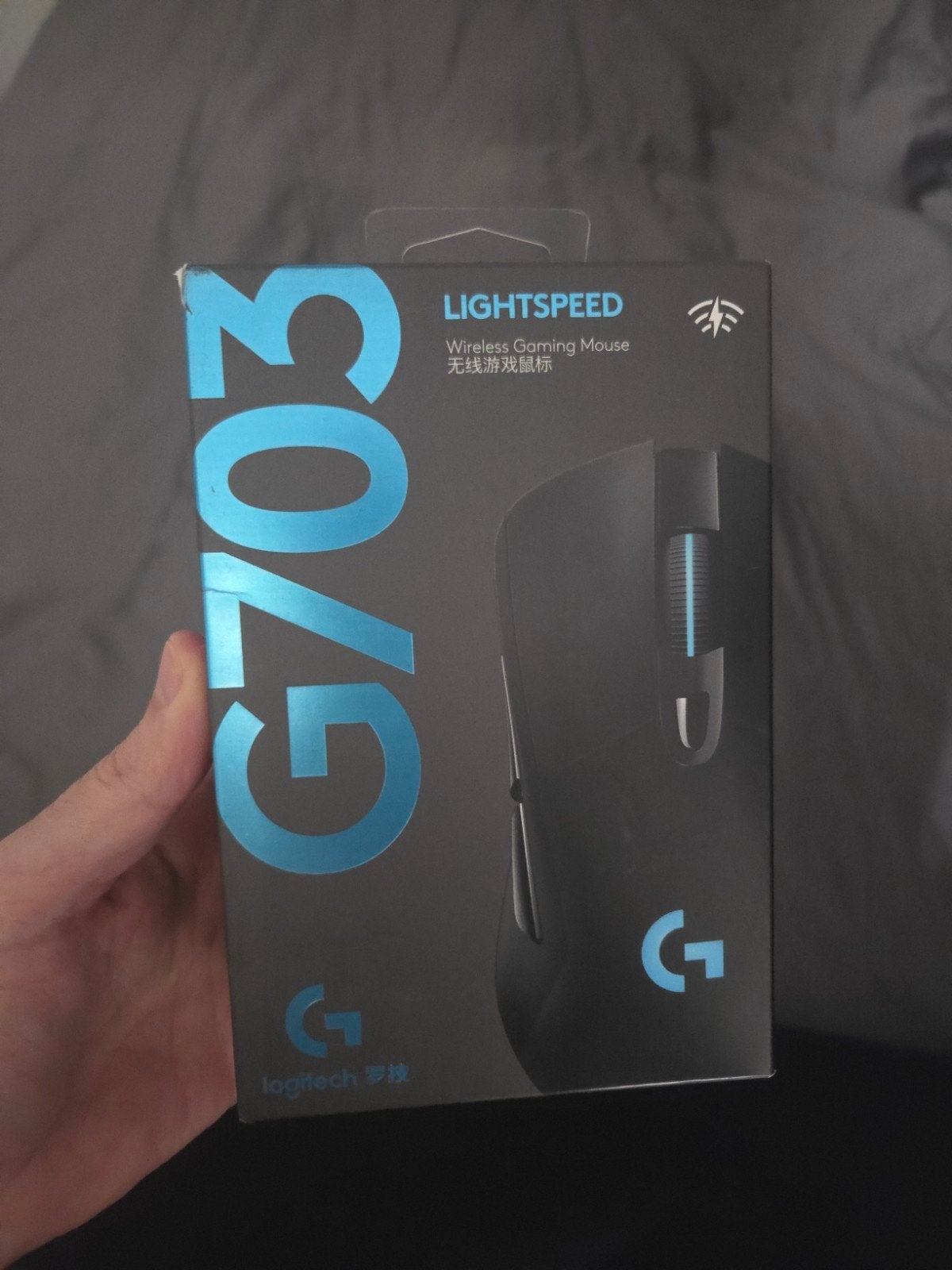 Logitech G703 LIGHTSPEED Draadloze Gaming Muis, Rechtshandig, Muis, Logitech, Nieuw