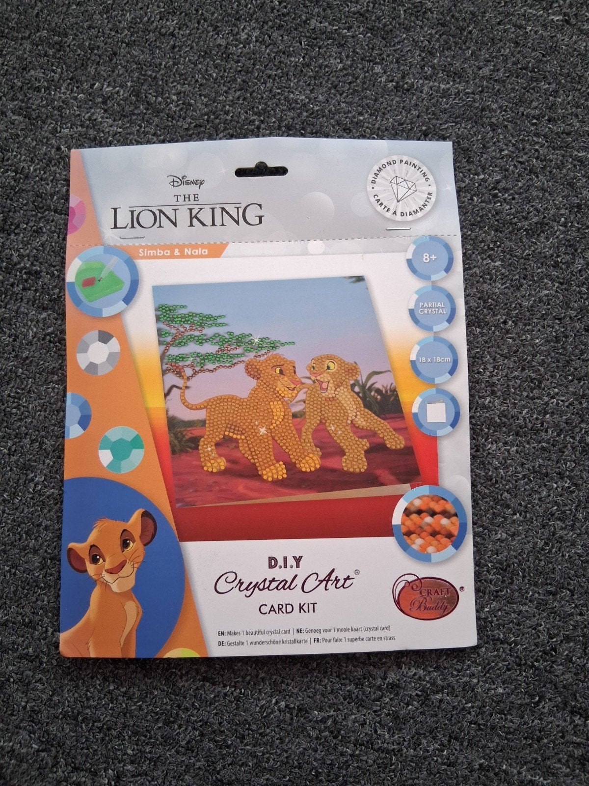 Lion King diamond painting nieuw, Ophalen of Verzenden, Leeuwenkoning of Jungle Boek, Nieuw, Overige typen