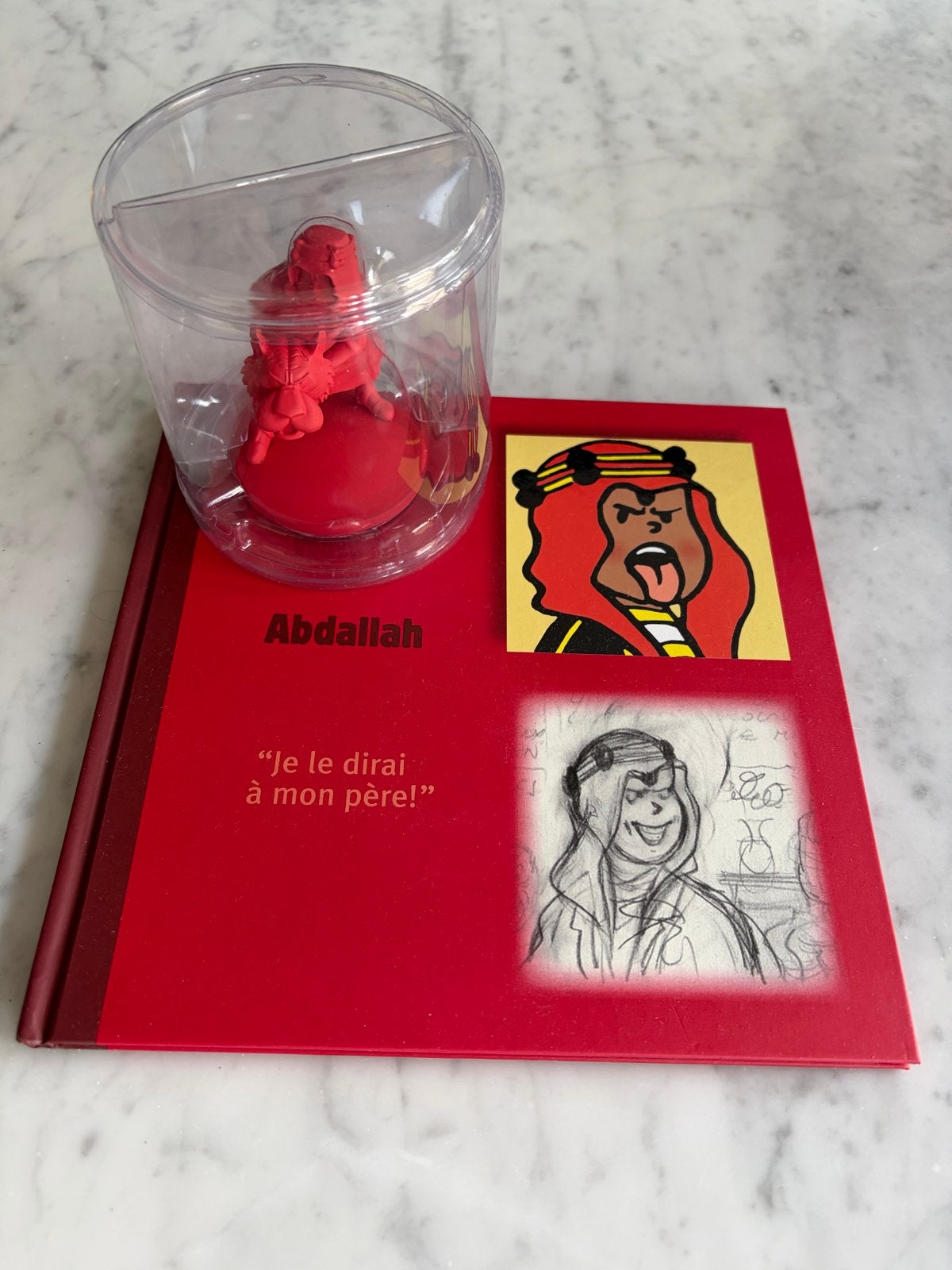Kuifje stripboek Abdallah met beeldje, Boeken, Eén stripboek, Ophalen of Verzenden, Nieuw