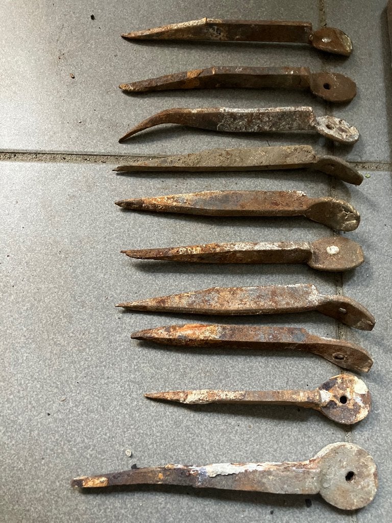 Smeedwerk kozijn duimen, Ophalen of Verzenden, Gebruikt, IJzer, Overige typen