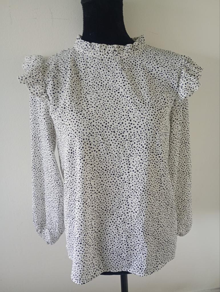 Blouse maat l shein, Wit, Maat 42/44 (L), Ophalen of Verzenden, Zo goed als nieuw