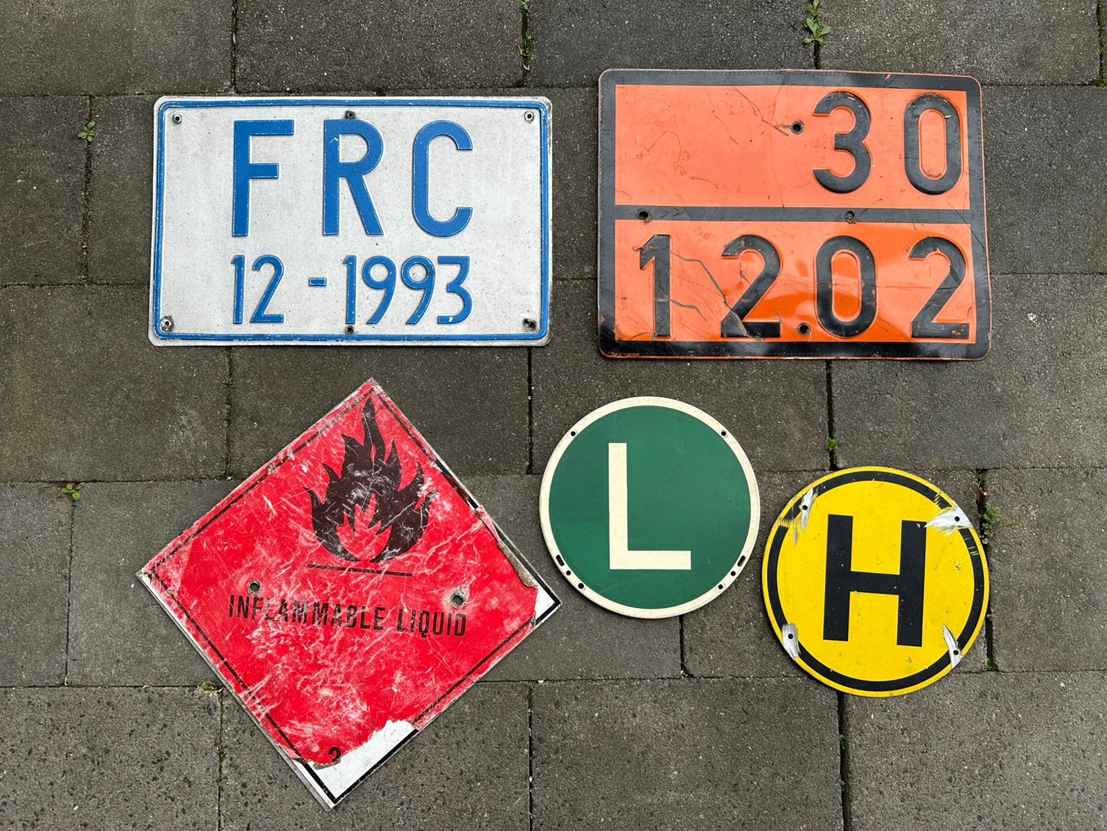 Te koop vrachtwagen borden, Verzamelen, Overige Verzamelen, Ophalen of Verzenden, Gebruikt