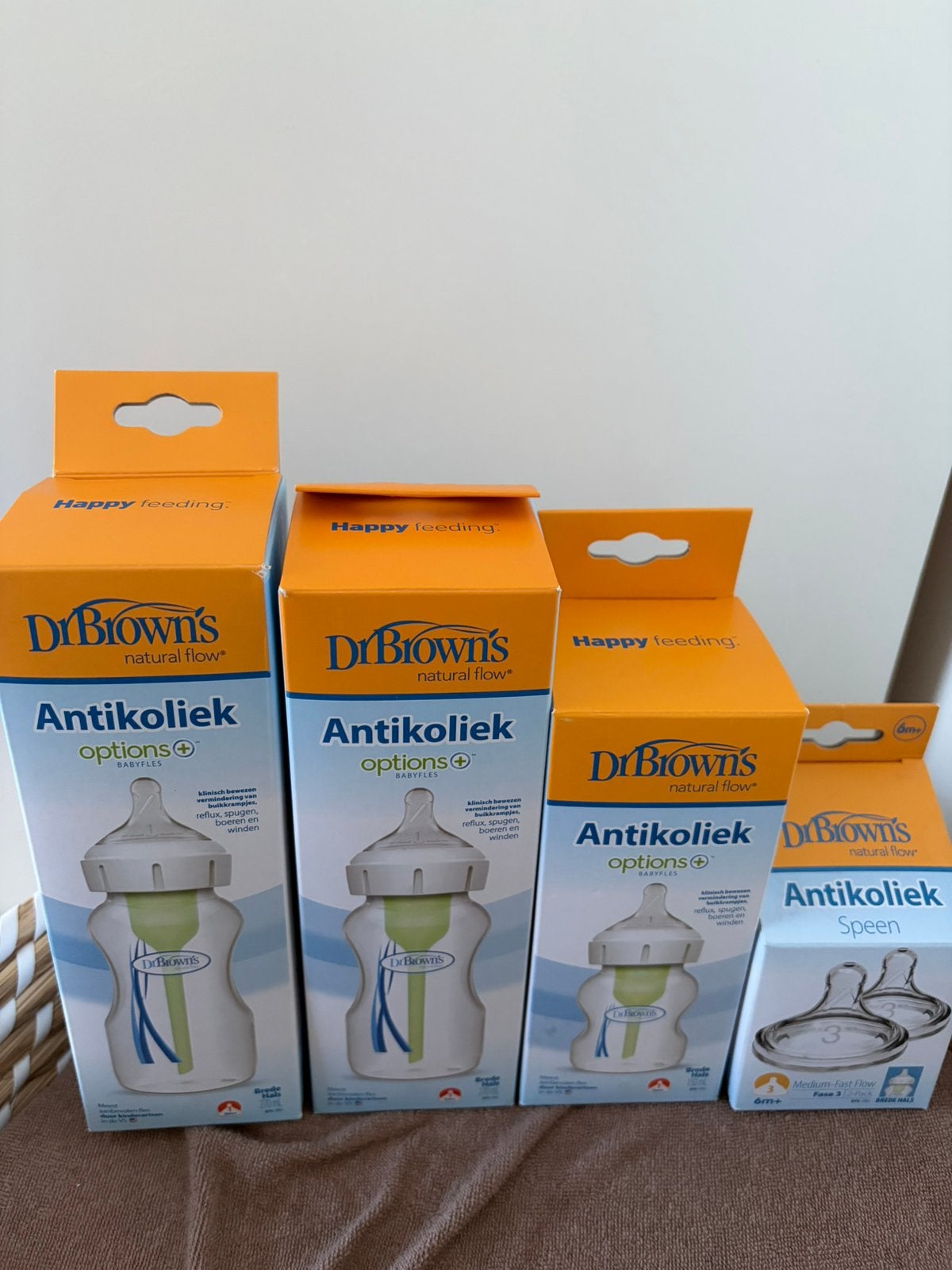 Dr Brown’s Flessen en speen NIEUW, Ophalen, Nieuw, Babyfles, Dr. Brown's