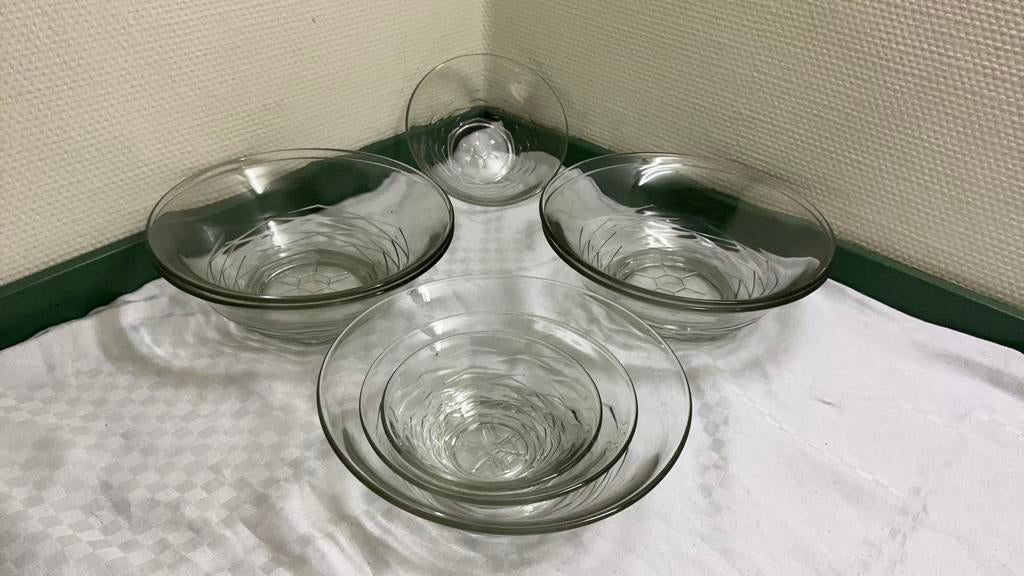 Copier pineapple, schalen, leerdam glas, Ophalen of Verzenden, Zo goed als nieuw