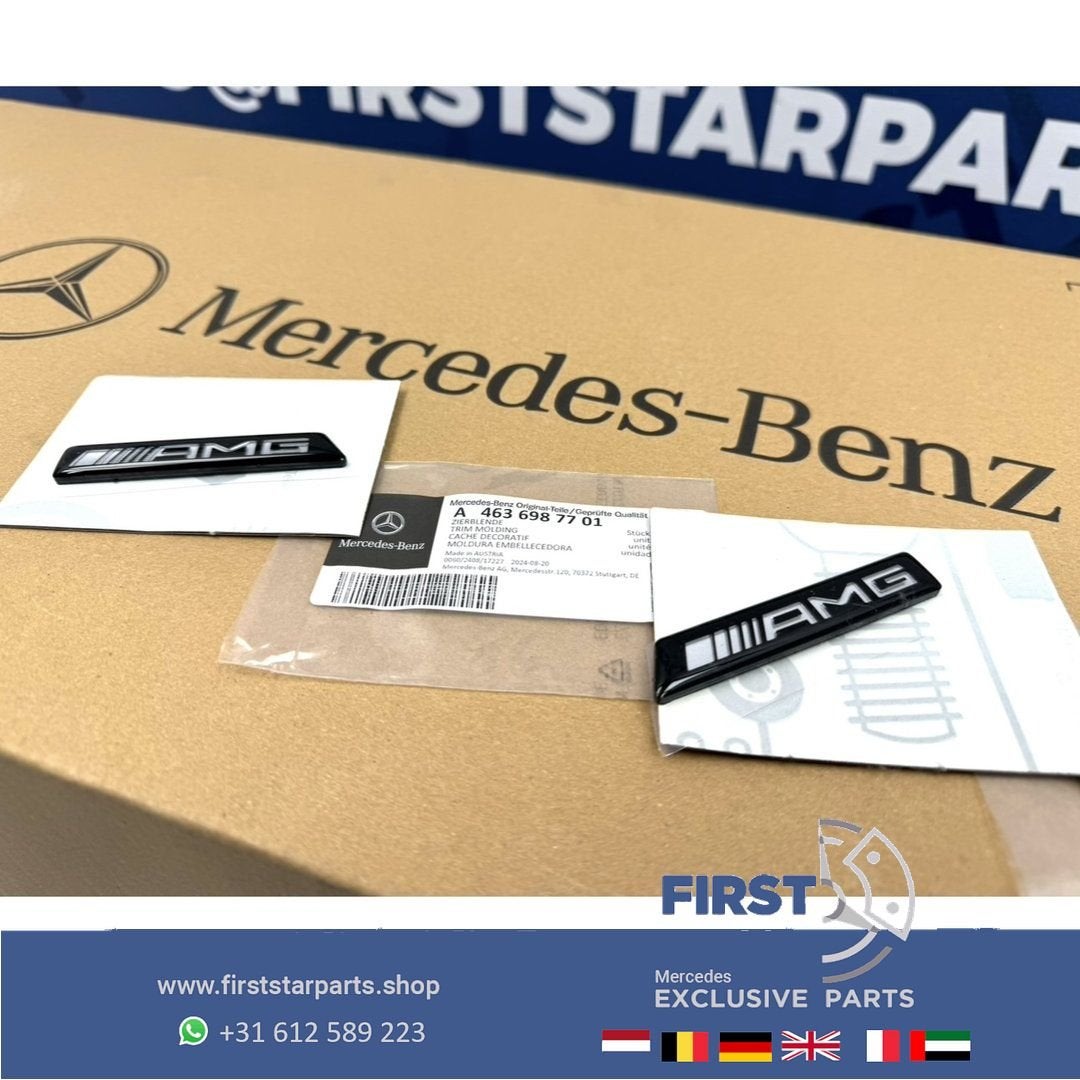 A4636987701 W463 G63 LOGO SET ZIJSCHERMEN LINKS+RECHTS G KLA