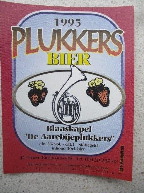 bieretiket Nederland 13-7 (1K) friese, Ophalen of Verzenden, Nieuw, Overige typen, Overige merken
