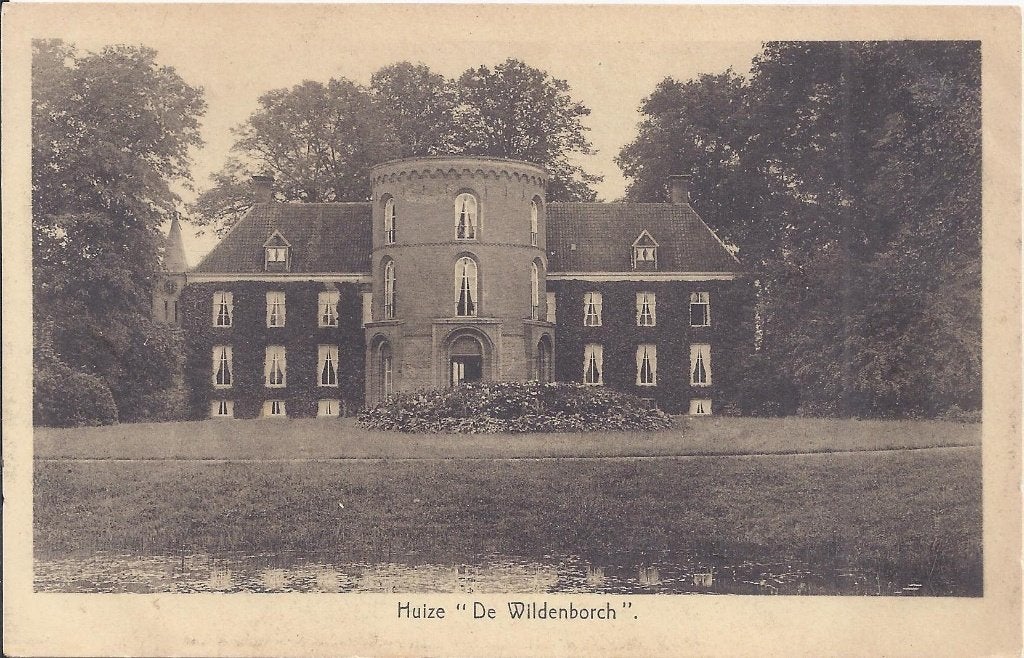 Vorden Huize Wildenborch Ongelopen Ansichtkaart (B401, Ophalen of Verzenden, 1940 tot 1960, Ongelopen