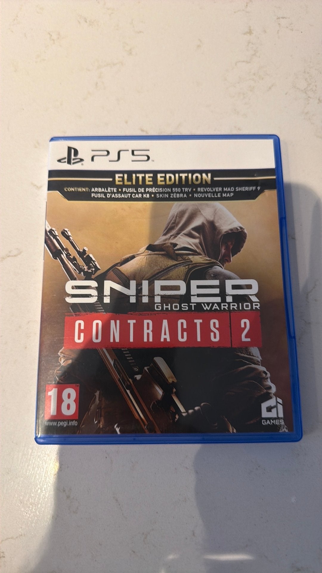 Ps5 spel sniper ghost warrior contracts 2, Ophalen, Gebruikt