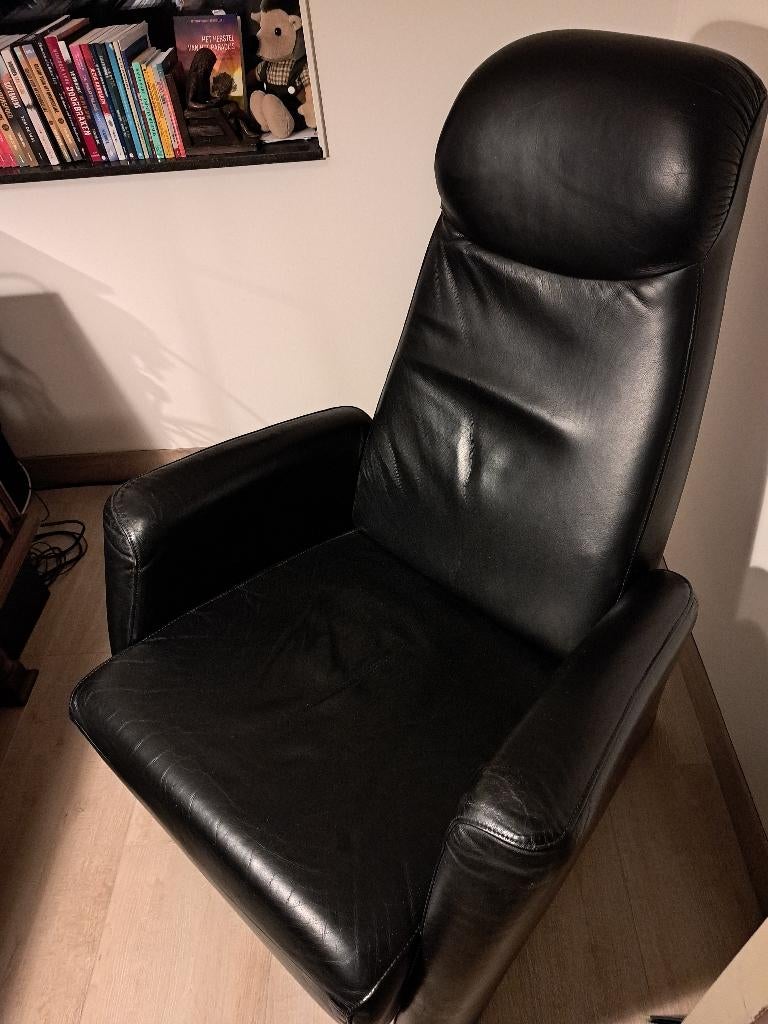 fauteul, Ophalen, Gebruikt, Leer, Minder dan 50 cm