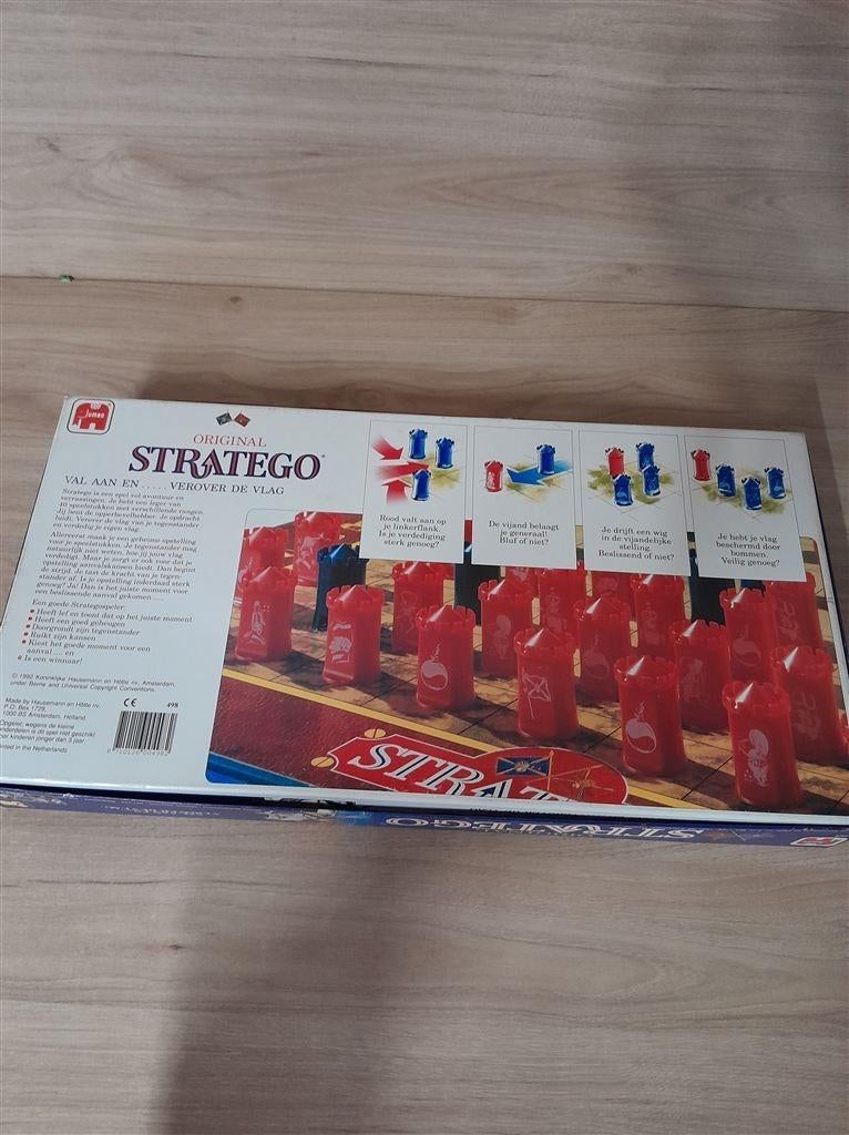 Stratego Grote Blauwe doos - s5054, Hobby en Vrije tijd, Gezelschapsspellen | Bordspellen, Verzenden, Zo goed als nieuw