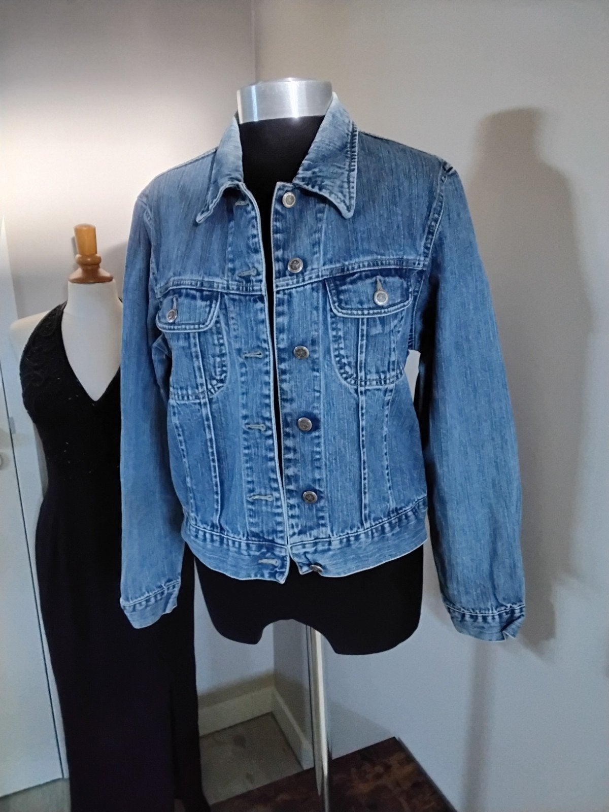 Stoer Dames Spijkerjasje - Maat L, Kleding | Dames, Blauw, Maat 42/44 (L), Ophalen of Verzenden, Geen merk