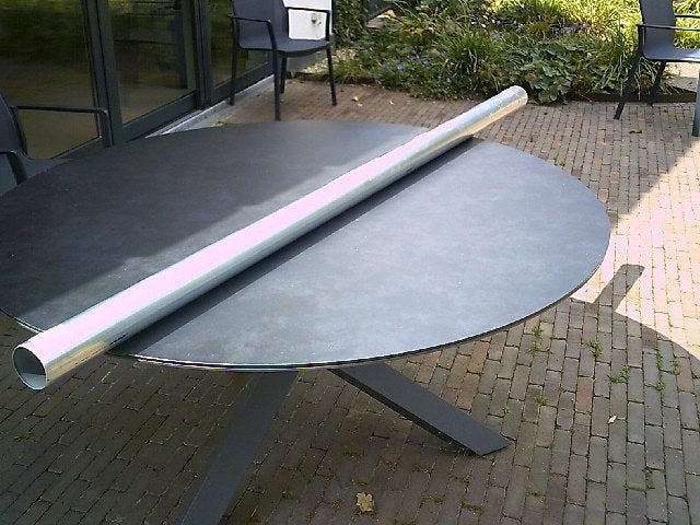 Zinken regenpijp Nieuw!!, Doe-het-zelf en Verbouw, Buizen en Afvoer, Ophalen, Nieuw, Zink, Minder dan 2 meter